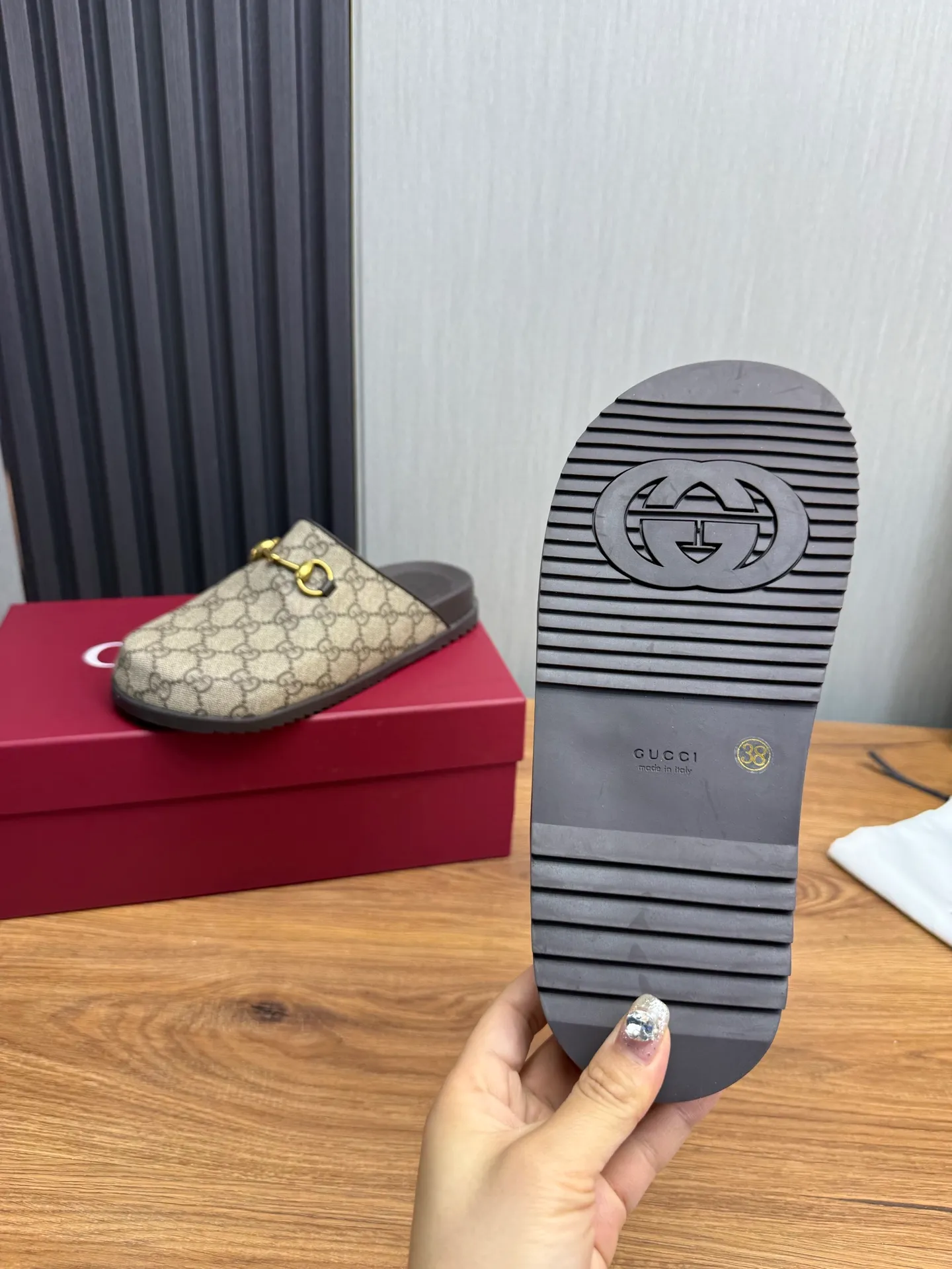 Men's men's shoes💰Pili 400💰Maoli 440💰 ＧＵＣＣＩGucci. Popular couple slippers hot sale🩷💚 🩴Official website one to one production 35-45 size 45 46 🉑️Customized!